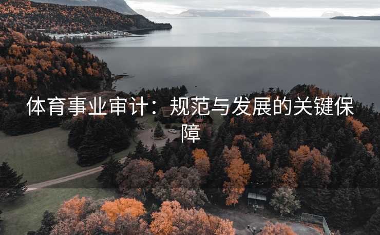 体育事业审计：规范与发展的关键保障