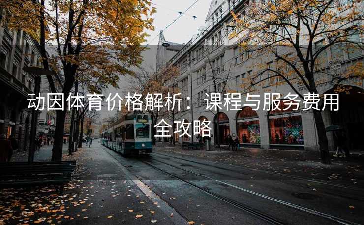 动因体育价格解析：课程与服务费用全攻略