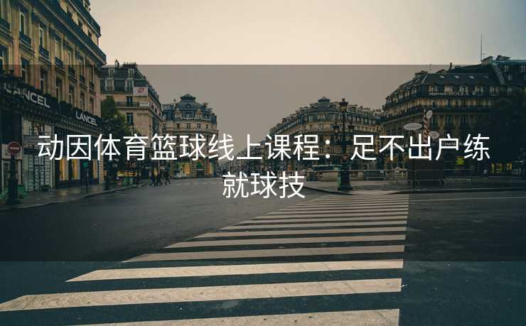 动因体育篮球线上课程：足不出户练就球技