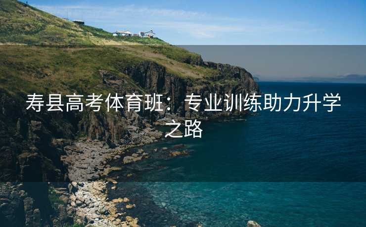 寿县高考体育班：专业训练助力升学之路