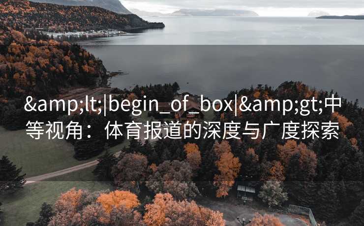 &lt;|begin_of_box|&gt;中等视角：体育报道的深度与广度探索